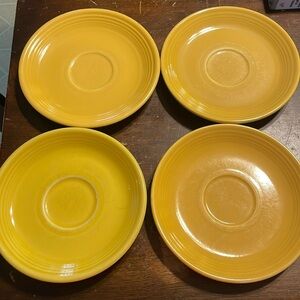 Fiesta Yellow Plates-4